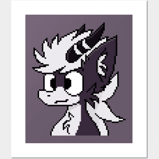 Pixel dragon Leafie Posters and Art